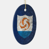 Anguilla Keramik Ornament (Rechts)