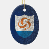 Anguilla Keramik Ornament (Hinten)