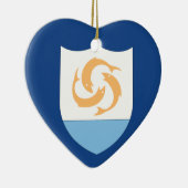 Anguilla Keramik Ornament (Rechts)