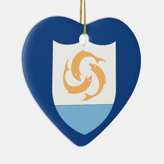 Anguilla Keramik Ornament (Rechts)