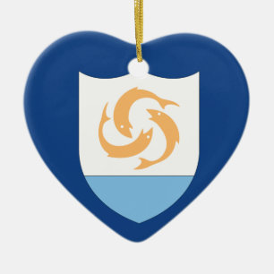 Anguilla Keramik Ornament