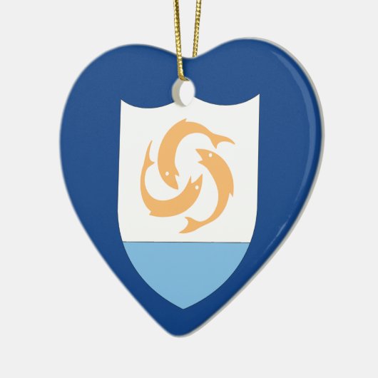 Anguilla Keramik Ornament (Links)