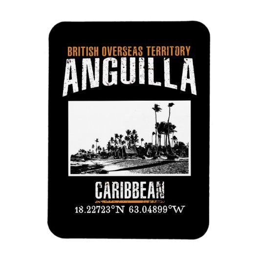Anguilla Magnet (Vertikal)
