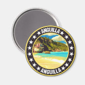 Anguilla Magnet (Vorderseite/Rückseite)