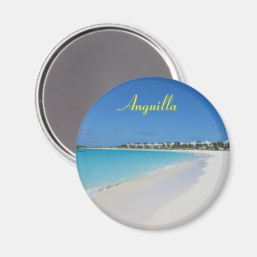 Anguilla-Magnet Magnet (Vorderseite/Rückseite)