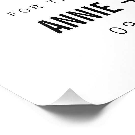 Anguilla Map Wedding Welcome Sign, Fotodruck (Ecke)