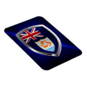 Anguilla Mettalic Emblem Magnet (Rechte Seite)