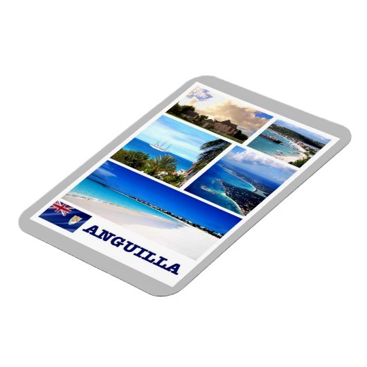 Anguilla - Mosaik - Magnet (Linke Seite)