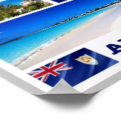 Anguilla - Mosaik - Poster (Ecke)