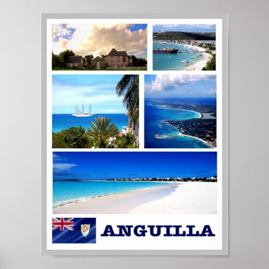 Anguilla - Mosaik - Poster (Vorne)
