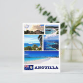 Anguilla - Mosaik - Postkarte (Stehend Vorderseite)