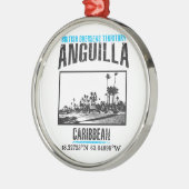 Anguilla Ornament Aus Metall (Links)