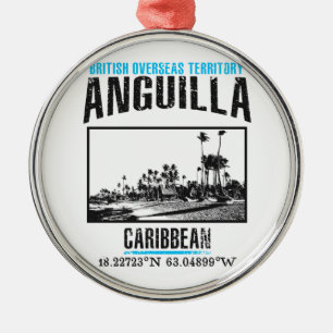 Anguilla Ornament Aus Metall