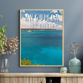 Anguilla: Paradiesische Insel mit Traumstränden Poster