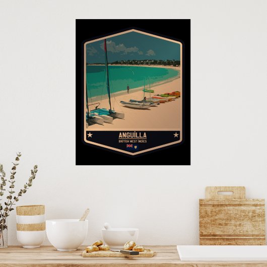 Anguilla Poster (Küche)