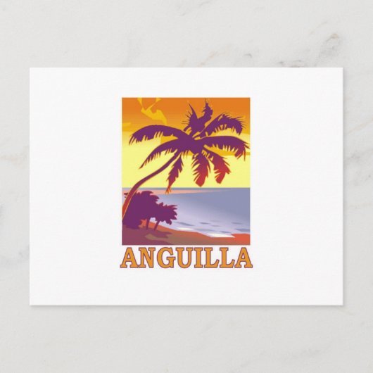 Anguilla Postkarte (Vorderseite)