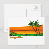 Anguilla Postkarte (Vorne/Hinten)