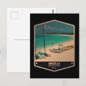 Anguilla Postkarte (Vorne/Hinten)