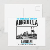 Anguilla Postkarte (Vorne/Hinten)