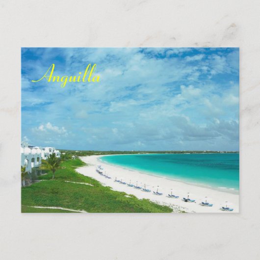 Anguilla-Postkarte Postkarte (Vorderseite)