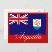 Anguilla-Postkarte Postkarte (Vorne/Hinten)