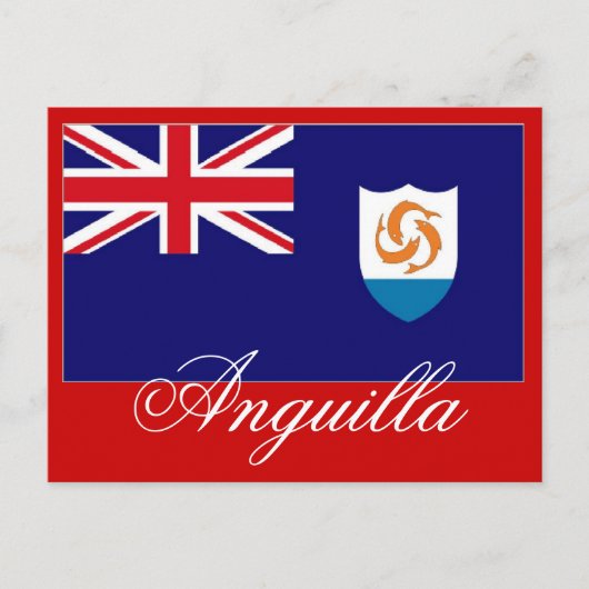 Anguilla-Postkarte Postkarte (Vorderseite)