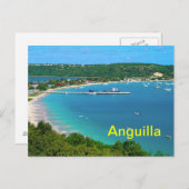 Anguilla-Postkarte Postkarte (Vorne/Hinten)