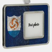 Anguilla Rahmen-Ornament Silber (Rechts)