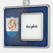 Anguilla Rahmen-Ornament Silber (Links)