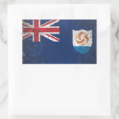 Anguilla Rechteckiger Aufkleber (Tasche)