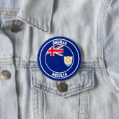 Anguilla Round Emblem Button (Beispiel)