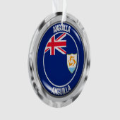 Anguilla Round Emblem Ornament (Vorderseite)