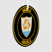 Anguilla Round Emblem Ornament (Vorderseite)