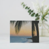 Anguilla Sunset Postkarte (Stehend Vorderseite)