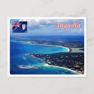 Anguilla - Western Portion - Postkarte