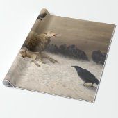 Anguisch: Schafe mit einem toten Lamm Geschenkpapier (Ungerollt)