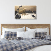 Anguisch: Schafe mit einem toten Lamm Leinwanddruck (Insitu (Schlafzimmer))