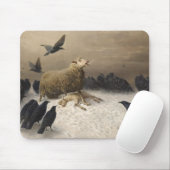 Anguisch: Schafe mit einem toten Lamm Mousepad (Mit Mouse)
