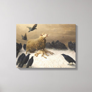 Anguisch von August Friedrich Albrecht Schenck 187 Leinwanddruck