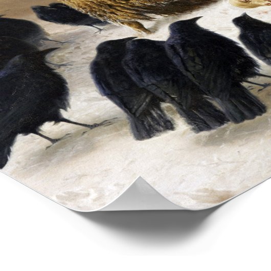 Anguisch von August Friedrich Albrecht Schenck Poster (Ecke)