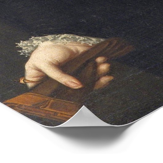 Anguissola - Joanna von Portugal Poster (Ecke)