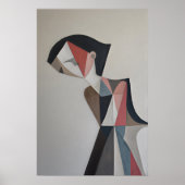 Angular abstract portrait using blush poster (Vorne)
