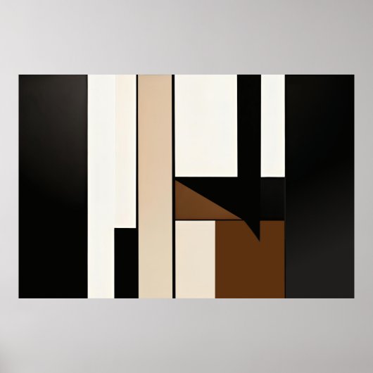 Angular Harmony Matte Poster (Vorne)