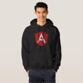 Angular js Developer Front end Developer Angular Hoodie (Vorne ganz)