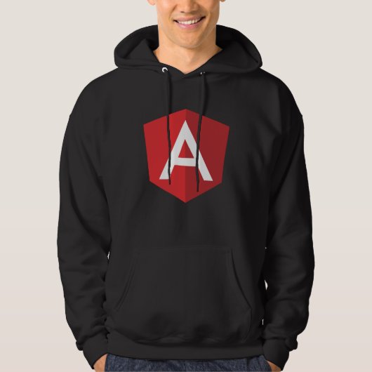 Angular js Developer Front end Developer Angular Hoodie (Vorderseite)
