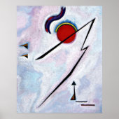 Angular Line, abstrakte Kunst von Kandinsky, Poster (Vorne)
