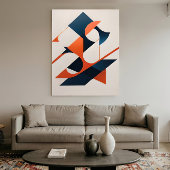 Angular Symphony Leinwanddruck