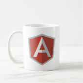 AngularJS Shield Logo Kaffeetasse (Links)