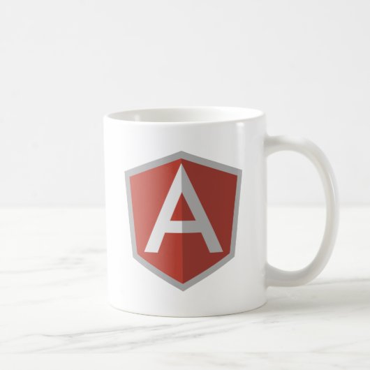 AngularJS Shield Logo Kaffeetasse (Rechts)