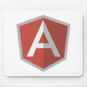 AngularJS Shield Logo Mousepad (Vorne)